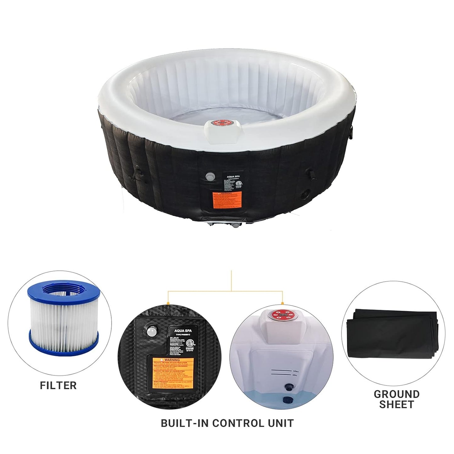 Velura™ Premium 4-Person Inflatable Spa Jacuzzi (Copy)